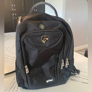 Heys ePac 5 Compartments Backpack EUC w/Side Pockets, Laptop Section, & Padding